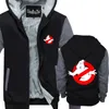 Men's Hoodies Winter Men Thick Male Fleece Coat Ghostbuster Man Super Warm Jacket Euro Size Drop