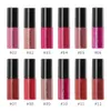 Lipstick 12pcs/partia Zestaw podróży Mały długotrwały wodoodporny pomadka matowy zestaw demo z liniami 12 kolorów mini makijaż Lamuseland #L18L12 230727