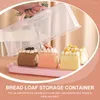 Plates Pumpkin Bread Holder Saver Container Airtight Cake Storage Clear Containers Lids Plastic Box