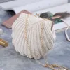 Evening Bag Wedding Purse And Handbag Elegant Party Bags Clutches White Shell Pochette Mariage Sac Femme Beaded Clutch 230727