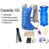 Mochila de hidratação de bolsas ao ar livre 10L Ultra Trail Volt Pack Marathon Running Rucksack Bag 500ml Soft Flask 230727