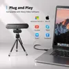 Webcam 4K Webcam Auto Focus Web Camera con microfono Webcamera per videochiamate/zoom/streaming su laptop R230728