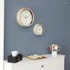 Wandklokken Personality Clock Woonkamer Thuisgebruik Retro Nordic Watch Quartz Mute Gatvrij 9 inch