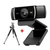 Webkamera Pro Webcam 1080p Full WebCam Web Camera Microphone Meeting med stativ R230728