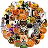 Funny Halloween Stickers Waterproof Vinyl Decal Sticker for Skateboard Water Bottle Laptop Computer Phone Party Favors 50Pcs285J