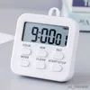 Timers LED Kitchen Timer With Clock and Alarm Magnetic Backing Stand Countdown For Cooking Baking Study Sports