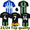 S-4XL 23 24 MAUPAY MITOMA BHAFCサッカージャージーグロス2023 2024 Veltman Seagulls Footbale Shird March Alzate Propper Undav Lamptey Ferguson Caicedo Men Kids Kitセット