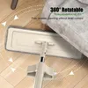 Magic Self-Slecensing Squeeze Mop Microfiber Spin and Go Plat for Washing Floor Home Cleaning Tool Badåtillbehör 210423222S