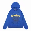 2023 PINK Blue Sp5der 55555555 Hoodie Mens Womens High Qualit