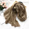 Scarves Home>Product Center>Japanese style linen cotton tassel scarf 230728