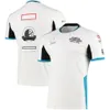 2022 NOWA T-shirt Racing Suit Formuły One F1 krótko-rękawoeved T-shirt dostosowany do tego samego stylu246s