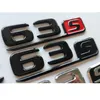 Chrome Black Letters Number Trunk Badges Emblem Emblem Badge Sticker för Mercedes Benz W166 C292 SUV GLE63S GLE63 S AMG234J