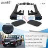 Zuk 4pcs Set Far Far Yıkayıcı Nozul Aktüatör Su Jeti ve Toyota Land Cruiser LC200 2007-2011214N