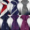 Neck Ties 8cm Fashion Men Tie Striped Flower Paisley Geometric Novelty Design Silk Wedding Tie for Men Tie Party Business Gift Accessories 230728