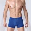 Underbyxor 2023 varumärke solid/blommig klassisk bambu herrar underkläder boxare sexiga underskådar män shorts för