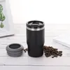 Copos de aço inoxidável isolados Beer Cooler 14 oz garrafa térmica suporte para caneca de café com 2 tampas garrafa de água copo térmico para carro 230727