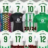 Real Betis Camiseta Primera Equipacion 23 24 Sustainability Soccer Jerseys Joaquin Iglesias Portero Multi de Futbol Canales Football Shirts Men Kit Kids Equipment