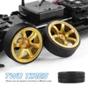 Electric RC Car CSOC RC Racing Drift 70 km H 1 10 Pilot Center One Click Przyspieszenie w podwójnej baterii Big Off Road 4WD dla chłopców 230727