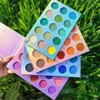 Lidschatten 35/48/60 Farben Lidschatten-Kombi-Tablett-Palette Buntes, mattes, perlmuttartiges Augen-Make-up Schimmer-Offset-Schimmer-Lidschatten-Tablett Kosmetik 230727