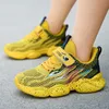 Bequeme Turnschuhe für Kinder, Gelb, Weiß, Rot, weiche Sohle, Sportschuhe, Jungen und Mädchen, atmungsaktive Laufschuhe für Kinder