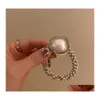 Other Fashion Accessories Heavy Industry Pearl Hair Ring Headrope Headwear Small Tie Horse Tail Rope Light Luxury Drop Delivery Ottii