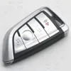4 -knop Smart Card Car Key Shell Case voor BMW 1 2 7 Serie X1 X5 X6 X5M X6M F Klasse Remote sleutel FOB -dekking Insert Blade2413