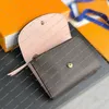 Bayan moda gündelik tasarımcı lüks rosalie cüzdan anahtar kese para çantası kredi kartı sahibi üst ayna kalitesi m41939 m62361 n64423 n61276 m82333 m81455 iş