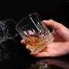 Şarap Gözlükleri Premium Kurşun Ücretsiz Kristal Viski 10oz Kaya Tarzı Eski Moda Konyak Bourbon İrlandalı Viski için Mükemmel