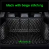 Veeleo 9 Colors Custom-Made Car Trunk Mats for All Car Artificial Leather Rear Boot Mat226g
