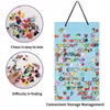 Storage Bags Shoe Charms Wall-mounted Organizer Capacity Hanging Bag For Easy Display Of 150 Decorations Wall Mounted