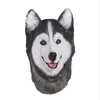 Ny Halloween Siberian Husky Dog Latex Mask Novely Costume Fancy Dress Animal Masks214D