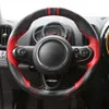 Hand Sewing Genuine Leather Car Steering Wheel Cover Anti-slip for Mini Cooper S One Countryman Clubman R60 F60 F54 F55 F56215p
