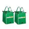 Opvouwbare draagtas Handtas herbruikbare grote opbergtassen trolley clip-to-cart boodschappentassen new246a