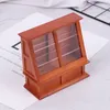 Tools Workshop Miniatur-hölzerner chinesischer klassischer Kleiderschrank Mini-Schrank Schlafzimmermöbel-Kits Wohnen für Puppenhaus im Maßstab 1:12 Spielzeug Geschenk 230727