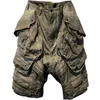 Pantalons pour hommes Waste Soil Function Style Heavy Old Designer Salopette courte tridimensionnelle Shorts Cargo Men