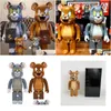 Action Toy Figures Bearbrick 400% Violence Panda and Mouse Doll Building Block Bear Hand -gjorda dekorationer Toys Drop Delivery Gift DH0YW