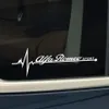 2pcs car side window stickers for Alfa Romeo Giulia vinyl reflective decro CA-671304L