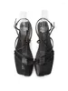Sandaler oregelbunden täckning tå korsband sommar mode plattskor kvinnor japan stil söt elegant sandalias feminino 2023