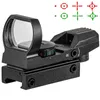 Chasse tactique 20mm ou 11mm holographique 1x22x33 Reflex rouge point vert portée de visée pour la chasse