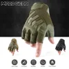 Cykelhandskar Fingerless Glove Half Finger Gloves Tactical Military Army Mittens Swat Airsoft Bicycle Outdoor Shooting Handing Driving Men 230728