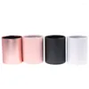 Gift Wrap 1 Pcs Mini Round Flower Box Paper Packing Case Hug Bucket Vase Replacement Storage Packaging