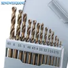 13pcs Drill Bits sets Metal Steel Straight Shank 1 5-6 5mm Power Tools High Speed Steel Titanium Coated Bit hand tool240S