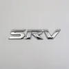 Für Toyota SRV Emblem 3D Buchstabe Chrom Silber Auto Abzeichen Logo Sticker276Q