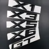 New Car Styling ABS Black X1 X3 X5 X6 Rear Boot Emblem Auto Badge Sticker297m