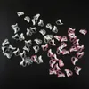 Mankiet uszy 200pcs różowe dzieci plastikowe kolczyki DIY Materiał biżuterii przezroczyste dzieci klipsek do majsterkowiczów