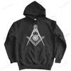 Heren Hoodies Warm Mannen Casual Katoen Sweatshirt Vrijmetselarij Symbool Fit Inscripties Custom Mannelijke Mode Merk Winter Hoody Rits