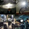 Iluminação de motocicleta DOT 5 34" 575 LED Farol Para Indian Scout Motorcycle Bobber Cafe Racer 883 XL1200 Iron Hi Low DRL Turn Signal Lights x0728