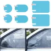 2pcs / set voiture rétroviseur de protection anti-buée voiture miroir fenêtre film transparent film étanche anti-buée anti-éblouissement voiture sticker254o