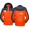 メンズフーディーズトレーナーK9チームユニットマリノイ秋の冬の防水ウインドブレーカーファッションコートアウターハイツ衣類