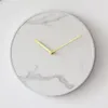 Wanduhren Nordic Uhr Einfache Modische Stille Schaukel Moderne Kunst Marmor Relogio De Parede Hause Dekoration